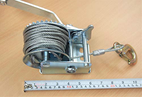 600 LB H.D. Hand Winch Gear Steel Cable ATV Towing Trailer Boat (1) - Image 5