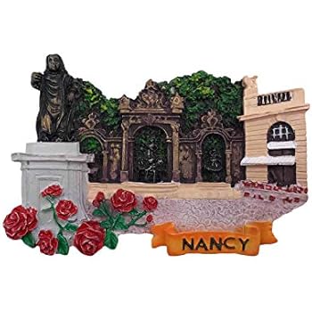 3D Nancy France Refrigerator Fridge Magnet Tourist Souvenirs Handmade Resin Craft Magnetic Stickers Home Kitchen Decoration Travel Gift
