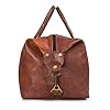 NAMA-James-Weekender-Echtes-Leder-Reisetasche-Vintage-Retro-Sporttasche-60-cm-45-Liter-fuer-Damen-und-Herren-Duffle-Bag-Schultertasche-Naturleder-Braun