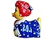 CelebriDucks I Love Ducky Floating Rubber Ducks - Collectible Bath Toy Gift for Kids & Adults of All Ages