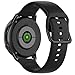 Fit for Samsung Galaxy Watch Active 2 Watch Bands, 20mm Silicone Quick Release Replacement Band Straps Wristbands Fit for Garmin Vivoactive 3 Music Women Men (Black, Small)