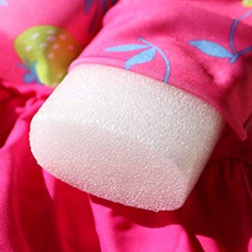 Digirlsor Toddler Baby Girls Float Suit Kids One Piece Swimsuit Strawberry Buoyancy Swimwear Bathing Suit,1-6 Years - Thumbnail 4