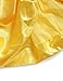 Little Girls Layered Princess Belle Costume Dress up (9-10 Years, yellow)