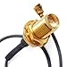 2pcs IPEX U.fl/IPEX to RP-SMA Female Pigtail for Mini PCIe WiFi (Hirose U.FL 0.81mm)