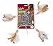 Petlinks Cutie Mouse Feathered Crinkle Cat Toy - Randomly Selected Color, One Size