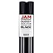 JAM Paper Gift Wrap - Glossy Wrapping Paper - 50 Sq Ft Total (30 in x 10 Ft Each) - Black - 2 Rolls/Pack