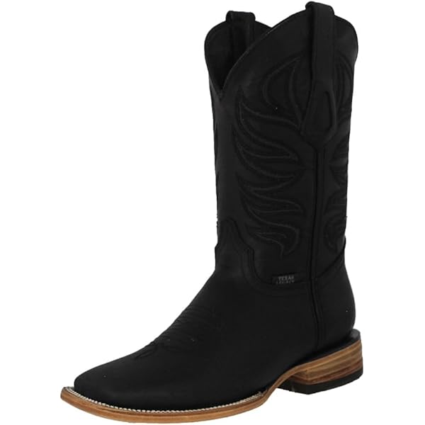 靴 the virgins black square boots XLsize Amazon.com | Texas Legacy Mens Black Western Dress Cowboy
