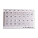 HealthSmart Weekly 7-Day Pill Organizer Medication Planner, Clear