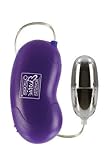 Ultra Powerful Vibrating Universal Bullet (Purple) - Multi Speed remote with Silver egg Bullet