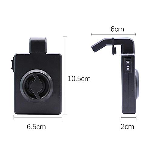 ZEROYOYO Fish Tank Fan Aquarium Cooling Fan USB Charge Hang On Chiller for Water Plants Mini Fish Tank
