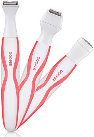 DOOPER Bikini Trimmer for Women,3IN1 Facial Hair Remover,Bikini Razor,Foil Shaver for Bikini line,