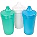 Re-Play Made in USA 10 Oz. Sippy Cups for Toddlers, Set of 3 - Reusable Spill Proof Cups for Kids, Dishwasher/Microwave Safe - Hard Spout Sippy Cups for Toddlers 3.13