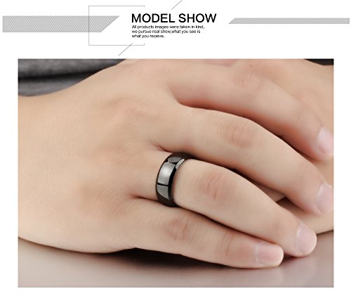 Fate Love His And Her Stainless Steel Pure Black Matching