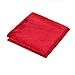 Deconovo Solid Luxurious Smooth Velvet Pillow Cases Red Cushion Covers with Invisible Zipper for Sofa 18 x 18 Inch Red 4 pcs