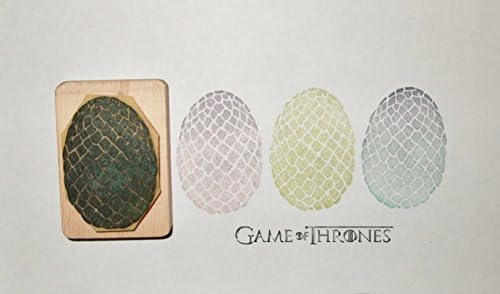 Khaleesi's Easter - Hand carved rubber stamp