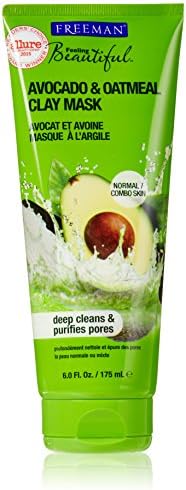 Feeling Beautiful Avocado & Oatmeal Clay Mask, 6 Ounce (Pack of 12)