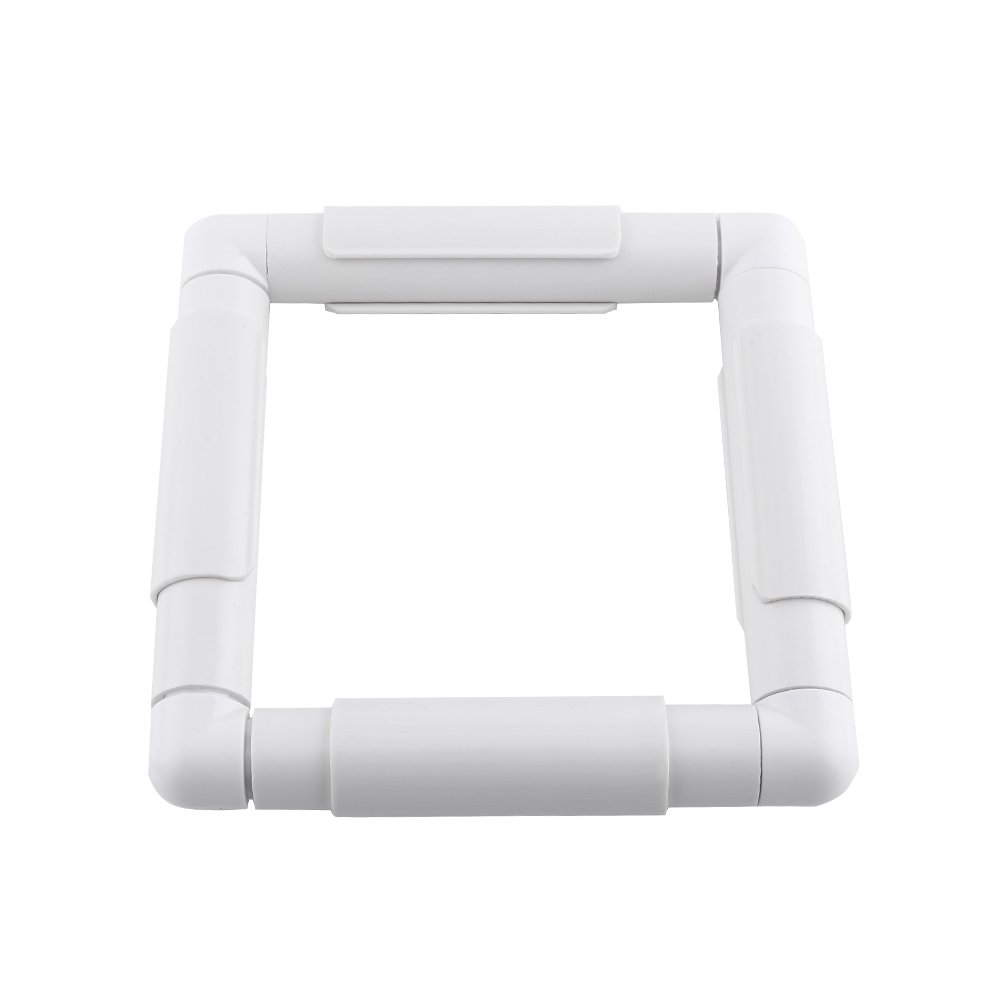 Plastic Stitch Frame, Square Rectangle Plastic Clip Frame for Embroidery Cross Stitch Quilting Needlepoint Tool(#4)