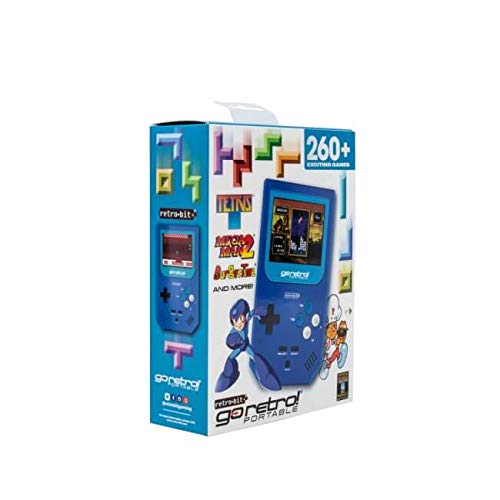 Go Retro Portable NES SNES SFC SEGA 250 games Build In Handhold System - Blue