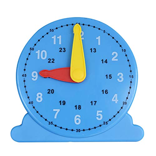 Children Learning Clock, 12/24 Hours Montessori Student Learning Clock