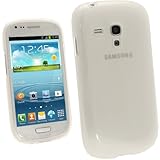 iGadgitz Clear Glossy Durable Crystal Gel Skin (TPU) Case Cover for Samsung Galaxy S3 III Mini I8190 Android Smartphone Cell Phone + Screen Protector