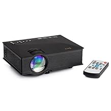Tera UNIC GM60 Proyector Port¡§?til Multimedia 1080P HD con Mando a distancia para Cine V¡§?deo Foto Entrenamiento Negocio Educaci¡§?n+ 1.5m Cable de HDMI ¡­