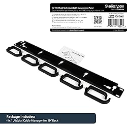 StarTech.com Vertical Cable Organizer with Finger