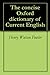 The concise Oxford dictionary of Current English