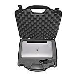 OFFICEFORCE Mobile Printer Hard Travel Case w/ Dense Foam to Carry HP Officejet 100 ( CN551A ) or 200 ( CZ993A )Wireless Printer , Charger , USB Cable , Ink Cartridge and Accessories