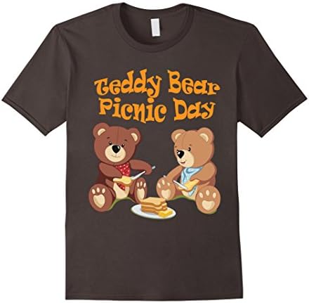 Men's 10th July - Teddy Bear Picnic Day XL Asphalt