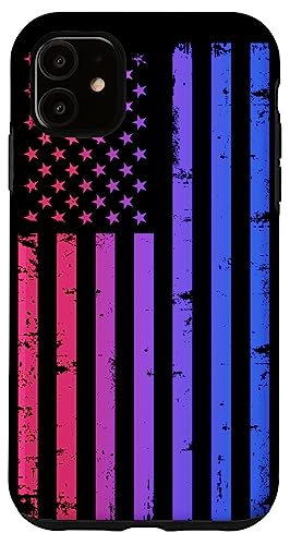 Gay Pride Rainbow American Flag LGBT Bisexual Case for iPhone 11
