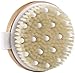 Dry Brushing Bamboo Body Brush – Cellulite Treatment, Spa Exfoliation and Lymphatic Drainage Skin Brush – Shower Brush and Body Scrub Brush with Natural Boar Bristles by Nuva Spa
