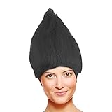 SecondSkin Troll Costume Wig - 10 Colors - One Size Fits All (Black)