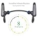 Bluetooth headphones V4.1 Wireless Fit for Sports Earbuds Sweatproof Gym Stereo Headset with Mic / APT-X for Smartphone