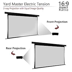 Elite Screens Yard Master Tension Series, 150-inch