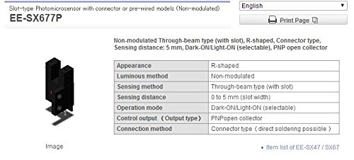 OMRON GENUINE Photomicro sensor EE-SX677P
