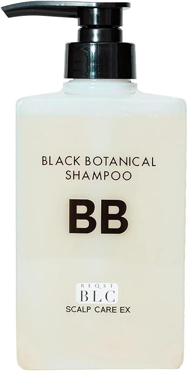 Amazon Amazon限定ブランド Reqst Blc Black Botanical Shampoo 400ml 育毛シャンプー 普通肌 オイリー肌用 薄毛 抜け毛 シャンプー 頭皮 ボリューム 毛髪にハリ コシを与える メンズ 男性 女性用 ノンシリコン スカルプ 医薬部外品 Reqst Blc 育毛 養毛用