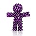 MagneBalls 5MM Magnetic Ball Set Perfect for Jewlery, Crafts, Education and Intelligence Development- Desk Sculpture Toy Provides Relief for Office Stress, ADHD, Autism, and Anxiety (Purple)
