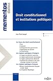 Droit constitutionnel et institutions politiques by 