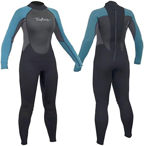 Ladies Neptune 3/2 mm Neoprene Full Wetsuit re Canoe Kayak Surfing Jetski Sailing Paddleboarding - UK ladies sizes 8, 10, 12, 14, 16, 18, 20 & 22