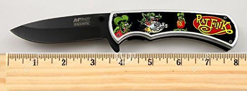 Rat Fink Limited Edition Tactical Spring Assisted Knife 4.5" when closed with clip