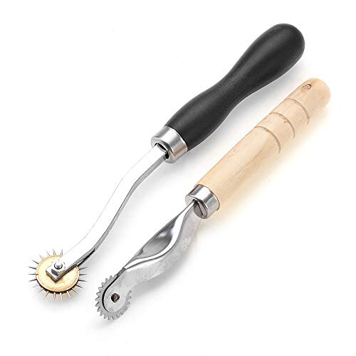 NXKang Leather Craft Tools Punch Kit Stitching Carving Working Sewing Saddle Groover for Adults Kids Sewing kit Travel - Thumbnail 4