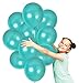 Treasures Gifted Metallic Teal Balloons - Dark Teal Balloons - Pearlized Turquoise Balloons - Teal Helium Balloons - Turquoise Blue Balloons - Pearl Balloons - Bulk Balloons - Aqua Balloons 72 Pack