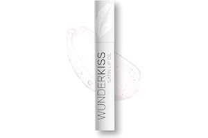 WUNDER2 WUNDERKISS Satin Lip Oil - Anti Aging Lip Treatment for Moisturized Lips, 0.13 Fl Oz