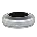 Haoge LH-X49W 2in1 All Metal Ultra-Thin Lens Hood with Adapter Ring Set for Fuji Fujifilm FinePix X70 X100 X100S X100T X100F Silver Replaces Fujifilm LH-X100 AR-X100 LH-X70