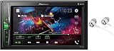 Pioneer 6.2" VGA Touchscreen WebLink Double DIN, Bluetooth USB MP3 Aux Input, in-Dash Siri Eyes Free & Google VR, Multi-Color Illumination Digital Media Receiver/Free Alphasonik Earbuds