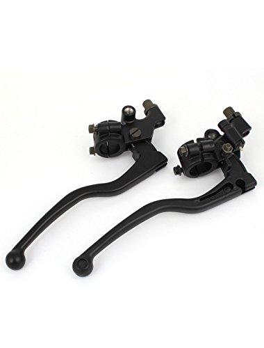 2 Pcs Left Right Black Metal Motorcycle Handle Brake Lever for Wuyang