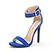 DREAM PAIRS ELEGANTEE Women's Evening High Heels Open Toe Ankle Strap Platform Casual Stiletto Pumps Sandals