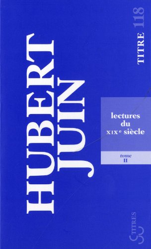 Lectures du XIXe siècle