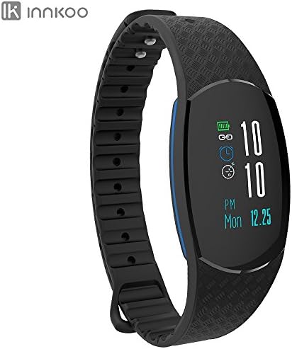 Waterproof Fitness Tracker Watch with Color Screen Heart Rate and Blood Pressure Monitor, INNKOO 09U_C Activity Tracker Pedometer Step Calories Counter Smart Bracelet Wristband Sports Band Sleep Track