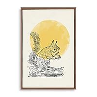 Framed Canvas Wall Art Modern Geometric Pattern Canvas Prints Home Artwork Decoration for Living Room,Bedroom - 16x24 inches